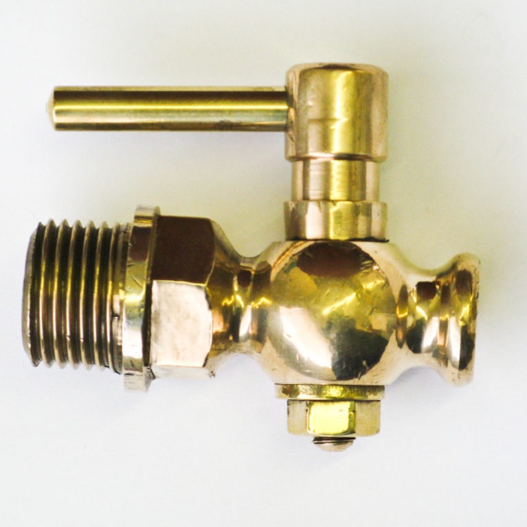 Cocks 0094 3/4" Round Barrel Straight Nose Brass