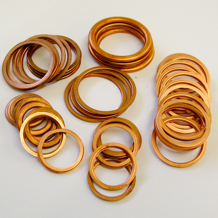 Compressible Copper Washers