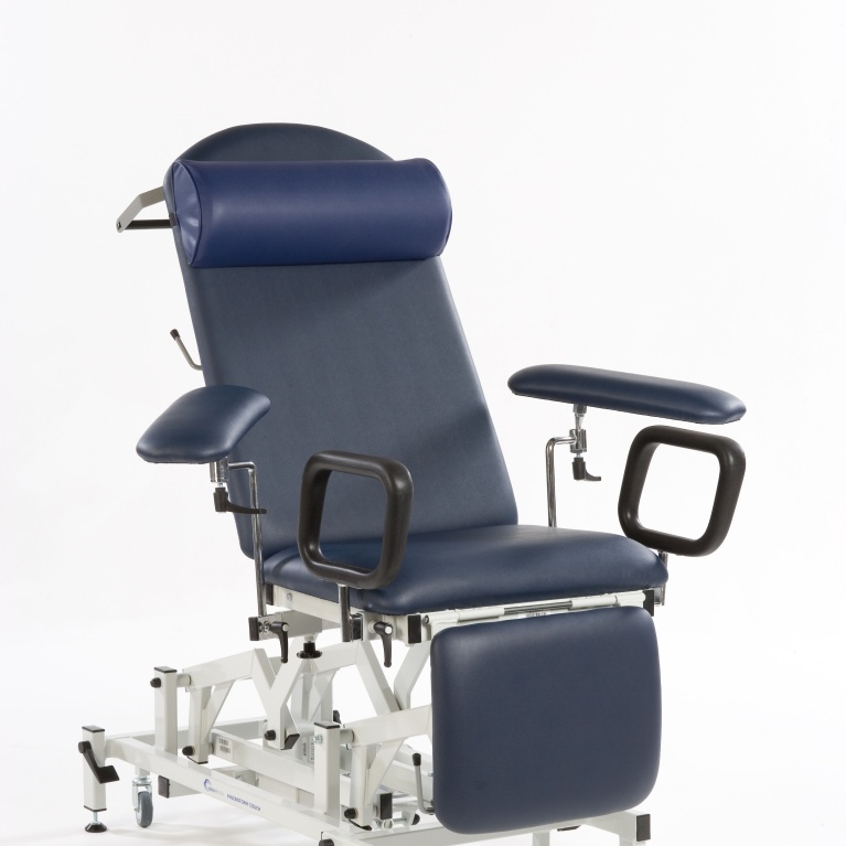 Medicare Phlebotomy Couch Hydraulic with Manual Backrest