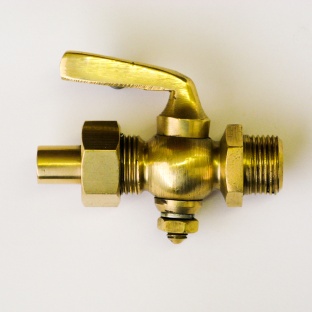 Cocks 0121 1/4" Straight Union Brass